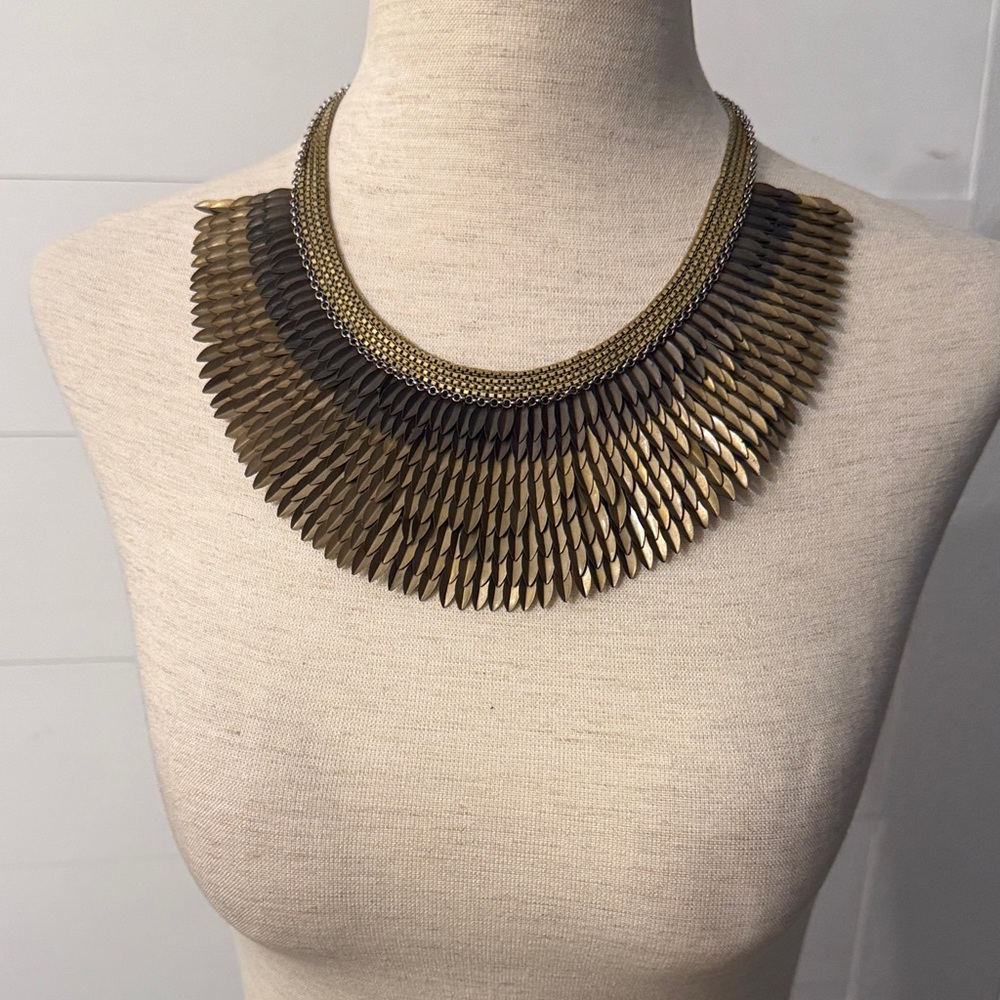 Stella & Dot pegasus Statement Necklace